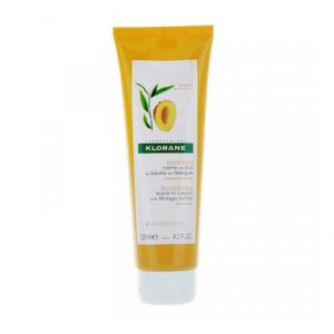 Klorane-Crema De Día Capilar De Mango Sin Aclarado Para Cabellos Secos 125 Ml